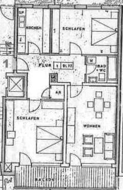 Foto - Etagenwohnung in Nürnberg zur Miete