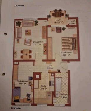 Foto - 3 Zimmerwohnung in Darmstadt Bessungen