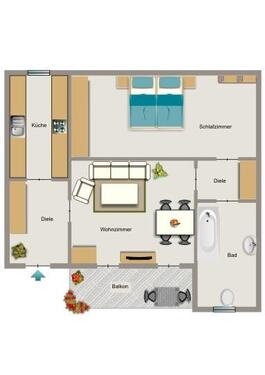 Foto - 2.5 Zimmer Etagenwohnung zur Miete in Bochum