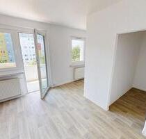 Ebenerdig erreichbare 1-Raum-Wohnung mit Balkon - Chemnitz Markersdorf