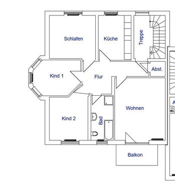 Foto - Nachmieter 4 Zi WHG 90qm - 1.065,00&nbsp;EUR Kaltmiete, ca.&nbsp; 90,00&nbsp;m&sup2;