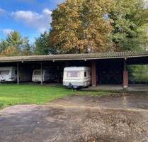 Wohnwagen-Stellplatz + Unterstellplatz Camping-Wagen + überdacht - Cloppenburg