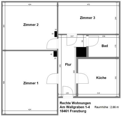 Foto - Etagenwohnung zur Miete in Franzburg
