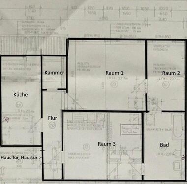 Foto - 3 Zimmer Etagenwohnung in Ludwigslust
