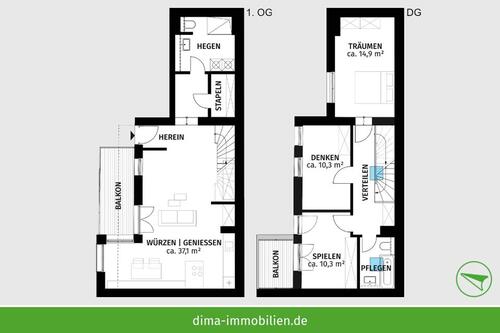 Foto - 4 Zimmer Maisonettenwohnung zur Miete in Leipzig