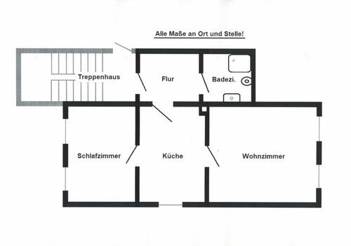 Foto - schönerenovierte Single-Wohnung in Schwelm-City zu vermieten.