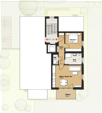 Foto - Etagenwohnung in Dresden zur Miete