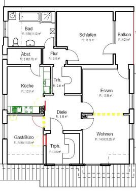 Foto - Große renovierte OG Wohnung in zentraler Lage