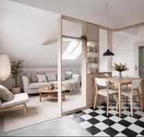 2 Zimmer DG-Wohnung mit Weitblick über München