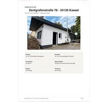 Grundstück mit Bungalow & vermieteter Pizzeria in Kassel -ca 600m