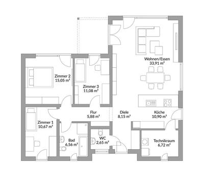 Foto - Bungalow in Ronshausen zum Kaufen