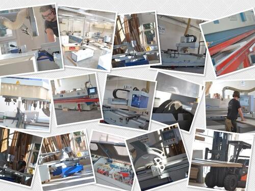 Foto - Tischlerei mit 2 CNC Fräsen & Liegender Plattensäge etc