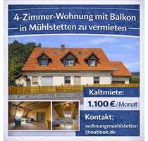 Helle 4-Zimmer Wohnung mit Balkon in Mühlstetten - Röttenbach