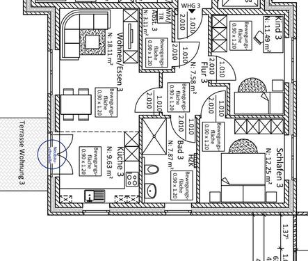 Foto - Etagenwohnung in Edewecht
