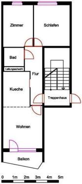 Foto - Etagenwohnung in Nordhausen zur Miete