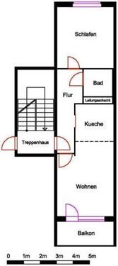 Foto - Etagenwohnung in Nordhausen zur Miete