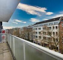 Arbeiten UND wohnen ! Schickes Wohn-Büro mit 2 Balkonen ! - Düsseldorf Stadtmitte