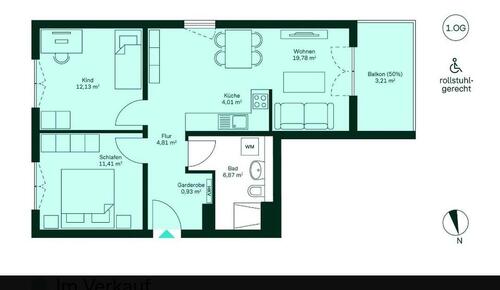 Foto - 3 Zimmer Etagenwohnung in Müllrose