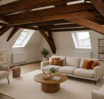 Charmante DG-Wohnung im Zentrum mit Dachterasse & Erstbezug - Bad Schussenried