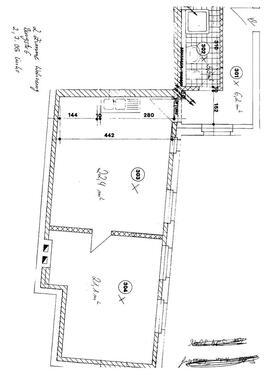 Foto - 2 Zimmer Wohnung - 420,00&nbsp;EUR Kaltmiete, ca.&nbsp; 54,10&nbsp;m&sup2;