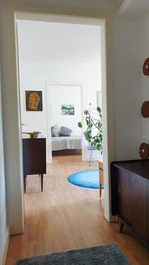 Foto - Renovierte, möblierte 52 qm Wohnung, 2 ZiKücheDieleBadGarten