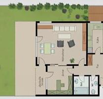 Traumhafte 4-Zi.-Wohnung im Erdgeschoss mit Garten - Wannweil