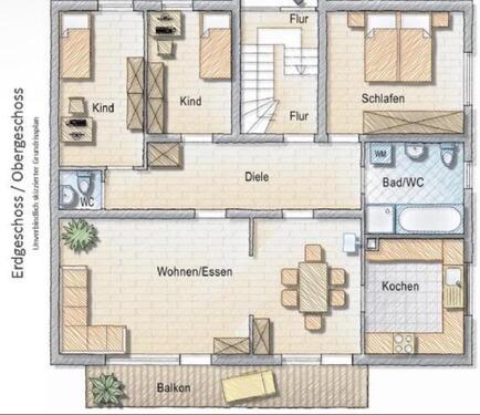 Foto - Etagenwohnung in Buchen (Odenwald) zur Miete