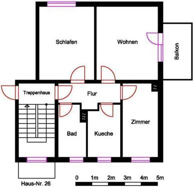Foto - Etagenwohnung in Bleicherode zur Miete