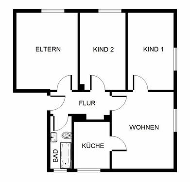 Foto - 4 Zimmer Etagenwohnung in Passau