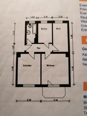 Foto - Teilmöblierte Wohnung in ruhiger Lage, Uni - Nähe