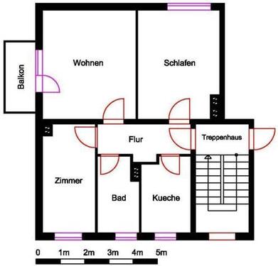 Foto - Etagenwohnung in Nordhausen zur Miete