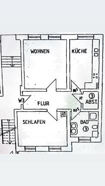 Foto - Frisch renovierte 3-Raum Wohnung mit Küche