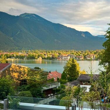 Foto - Traumhaftes möbl. Apartment a. Tegernsee mit See und Bergblick