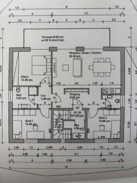 Foto - Sehr schöne-moderne 4-Zimmer-Wohnung mit großer Terrasse