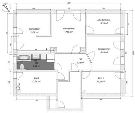 Foto - Kernsanierte 5-Raum Wohnung im Dachgeschoß, Erstbezug