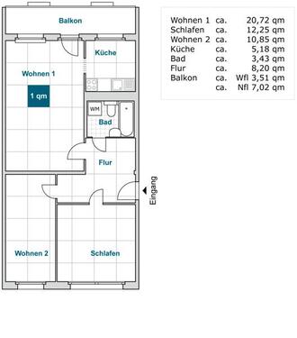 Foto - 3 Zimmer Erdgeschoßwohnung zur Miete in Dresden