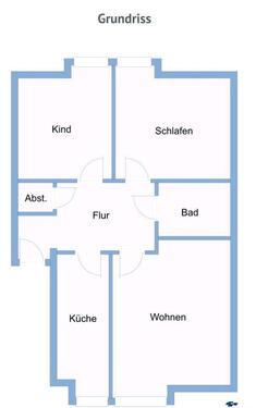 Foto - Neu gedämmte 3-Zimmer-DG-Wohnung mit Solar und auch Garage mögl.