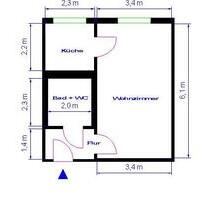 ! Ich werde noch aufgefrischt! - 223,00&nbsp;EUR Kaltmiete, ca.&nbsp; 31,72&nbsp;m&sup2; in Magdeburg (PLZ: 39126) Barleber See