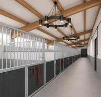 Halbe Stallgasse mit 4 Boxen zur Selbstversorgung - Schönborn Halbe Stallgasse mit 4 Boxen zur Selbstversorgung - Schönborn
