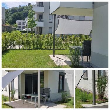 Foto - Moderne Neubau 2-Zimmer Wohnung mit EBK, Terrasse und großem Gart