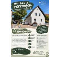 Einfamilienhaus zu verkaufen - 390.000,00&nbsp;EUR Kaufpreis, ca.&nbsp; 158,00&nbsp;m&sup2; in Rheinau (PLZ: 77866)