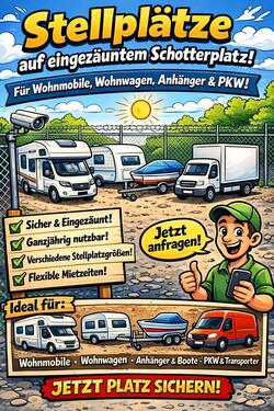 Foto - Außenstellplätze für Wohnmobile, Wohnwagen, Anhänger & PKW