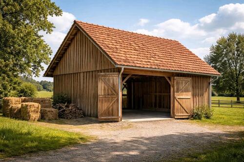 Foto - Scheune Garage Stellplatz Parkplatz
