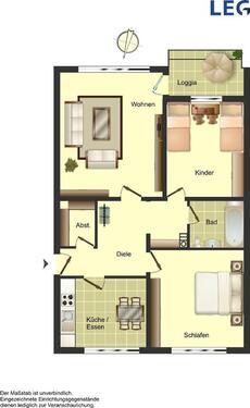 Foto - 3 Zimmer Etagenwohnung zur Miete in Haan