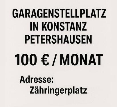 Foto - Garagenstellplatz KN Petershausen zu vermieten