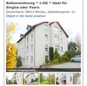 Foto - Balkonwohnung in Werdau - 1. OG - ideal für Singles oder Paare