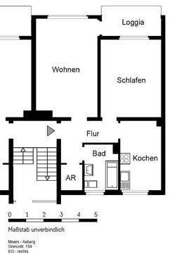Foto - Etagenwohnung zur Miete in Moers