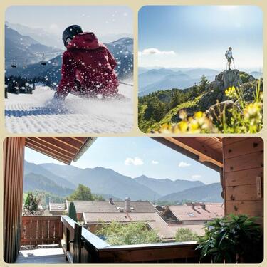 Foto - Ferienwohnung Berge Alpen Skifahren Winterurlaub Hund