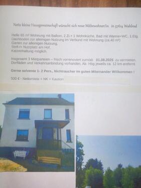 Foto - Wohnung in 57614 Wahlrod zu vermieten