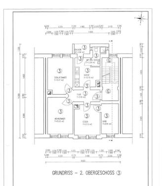Foto - 4 Zimmer Wohnung WG geeignet zu vermieten Altbau